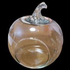 ガラスドーム りんご型 ガラス瓶 オブジェ - メルカリ