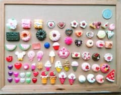 スイーツ パーツ ミニチュア アクセサリー  アイス ケーキ ハートのサムネイル