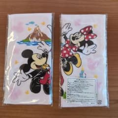 【非売品】新品未開封　ディズニー　ハンカチ　ミッキー　ミニー　2枚セットのサムネイル
