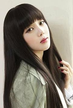 ロング ストレート 黒髪 ウィッグ かつら コスチューム レディースのサムネイル