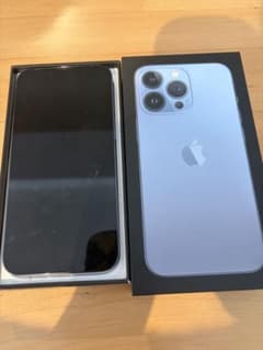iPhone 13 Pro 256GB 시에라 블루 상자 포함 번역 있음