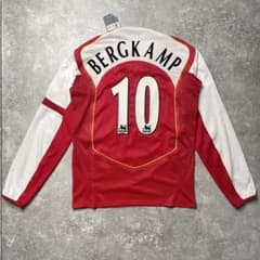 正規選手支給BNTW04-05Arsenal L/S Bergkamp#10】 - メルカリ