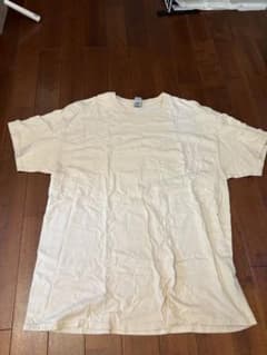 GILDAN ポケットTシャツ ベージュ XLサイズのサムネイル