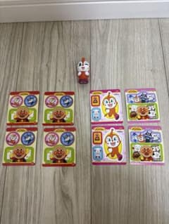 アンパンマン ドキンちゃん フィギュア 1つ　　ステッカー8枚のサムネイル