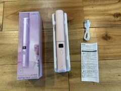 ポータブルスタイリングヒートブラシ　ピンクのサムネイル