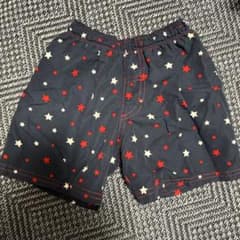 星柄ネイビー水着 男の子用のサムネイル