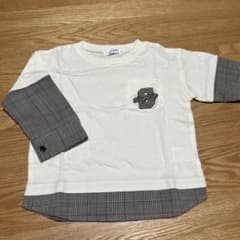 SLAP SLIP ベビー Tシャツ 90cm チェック柄のサムネイル