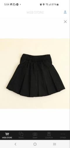プリーツキュロットスカートのサムネイル