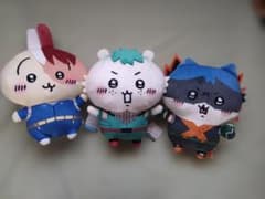 치이카와 내 영웅 아카데미아 봉제인형 3종 세트