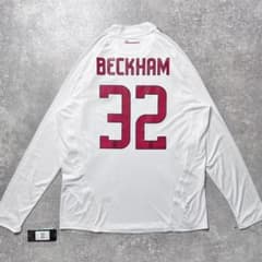 正規選手支給品08-09 AC Milan L/S Beckham #32】 - メルカリ