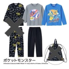 しまむら　ポケモン　パジャマのサムネイル
