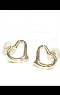 K18 18金　ミニハートピアス