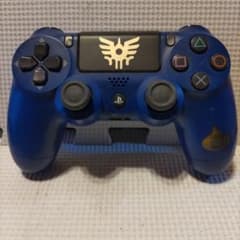 PS4 ワイヤレスコントローラー 青 スライムデザイン　ジャンク