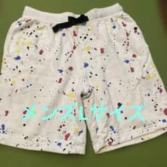 スウェットショートパンツ ペイント柄のサムネイル