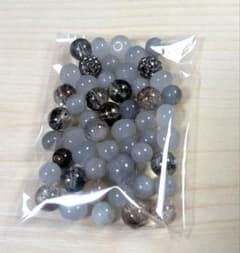 グレー系ビーズmix 約50g ハンドメイド資材①のサムネイル
