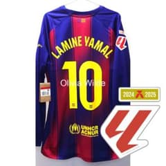正規品] FCバルセロナ 長袖ユニフォーム #10 LAMINE YAMAL - メルカリ