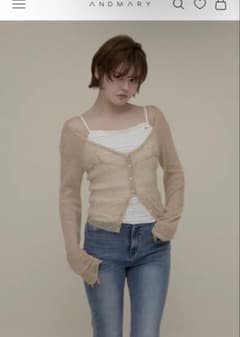 トップス ANDMARY - Lotta frill set tops ivory ANDMARY Lotta frill set tops ivory - メルカリ