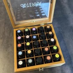doTERRA オイル 25本 木製ボックス付き - メルカリ