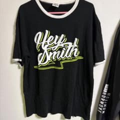 Hey-Smith リンガーTシャツ ブラック XLのサムネイル