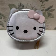 ハローキティ フェイスポーチ シルバーのサムネイル