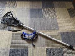 期間限定値下げ】STX ラクロススティック 黒/青 アイガードセット 