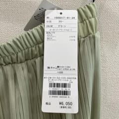 最終お値下げ!!［新品未使用］オーガンジープリーツスカートのサムネイル