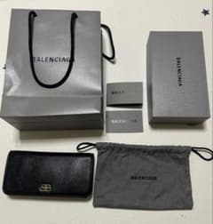 BALENCIAGA 長財布 ブラック ゴールド金具のサムネイル