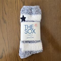【新品未使用】THE SOX ルームソックス ブルー系　Mのサムネイル