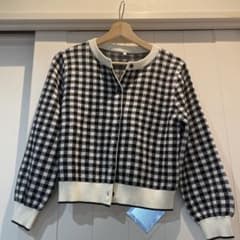 GU チェック柄カーディガン　150㎝のサムネイル