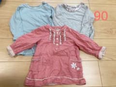 【Will Mery  3can4on  H&M】トップス　薄手長袖　3枚セットのサムネイル