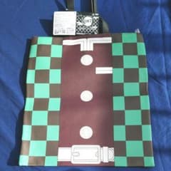 【飛鳥♡七瀬様専用】鬼滅の刃　炭治郎衣装柄　トートバッグのサムネイル