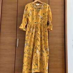❤︎花柄 ロングワンピース❤︎のサムネイル