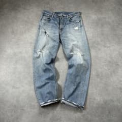 Levi's リーバイス 503 クラッシュデニムパンツ 33 グランジ ボロ Levi's リーバイス 503 クラッシュデニムパンツ 33 グランジ ボロ