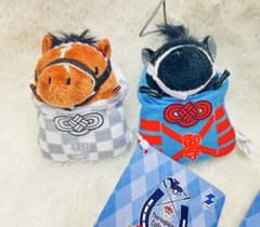 馬のぬいぐるみセット　午年　干支　お守り　二個セットのサムネイル