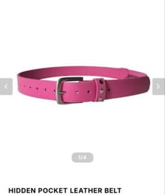 bio wear HIDDEN POCKET LEATHER BELT ピンク m60770748059_1.jpg?1772950866