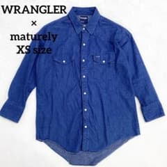 美品】 wrangler✖️maturely（別注beamsboy）デニムシャツ - メルカリ
