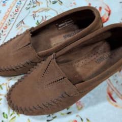 Minnetonka ブラウン モカシンサイズ6のサムネイル