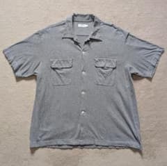 Sans Limite Tシャツ生地 オープンカラーシャツ サイズ0（M） Sans Limite Tシャツ生地 オープンカラーシャツ サイズ0（M） - メルカリ