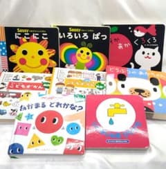 豪華8冊】赤ちゃん絵本 まとめ売り Sassy あかあかくろくろ こどもず