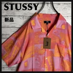 【新品】STUSSY◇半袖 アロハ 開襟 シャツ D496 新品】STUSSY◇半袖 アロハ 開襟 シャツ D496 - メルカリ