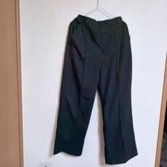 AZUL by moussy ワイドパンツ ブラック Lのサムネイル