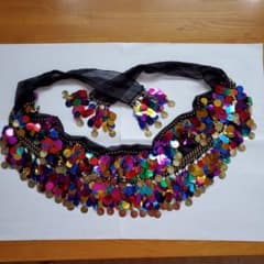 toptie ベリーダンス ヒップスカーフ コイン装飾のサムネイル
