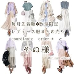 ひとり レディース服コーディネートオーダー コーデセットリクエスト やぬ様専用 レディース服コーデセット コーディネートオーダー