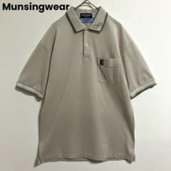 Grand Slam Munsingwear 半袖ポロシャツ M ベージュ - メルカリ