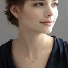 STAR JEWELRY ホワイトトパーズ　ダイヤネックレスのサムネイル