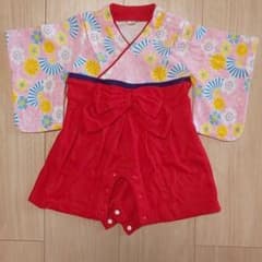 袴ロンパース 60cmのサムネイル