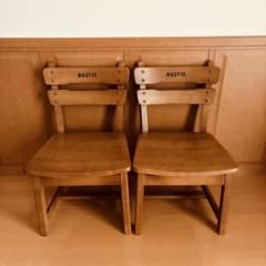 ぴ*んkarimoku ルスティック チェア karimoku RUSTIC ルスティック ダイニングチェア 2脚セット - メルカリ