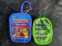 【新品】TAITO限定 HARIBO& 青リンゴ ミニポーチ 2種セット