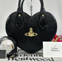 【極美品/付属品完備】ヴィヴィアンウエストウッド 2way ショルダーバッグ 黒 極美品/付属品完備】ヴィヴィアンウエストウッド 2way ショルダー