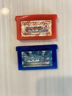 GBA ポケモン ファイアレッド サファイア 2本セットのサムネイル